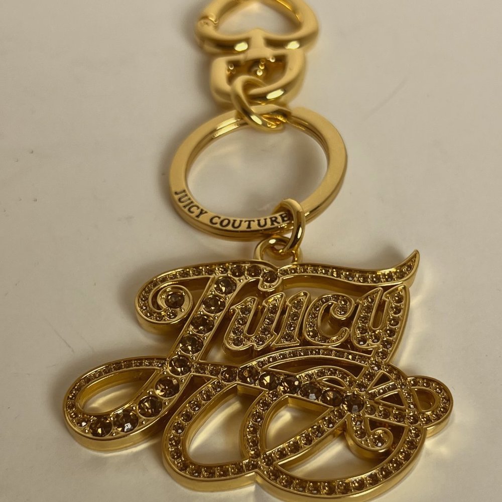 Juicy Couture Goldtone Key-ring or Bag-charm .